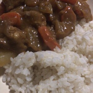 大根と豚肉のカレー